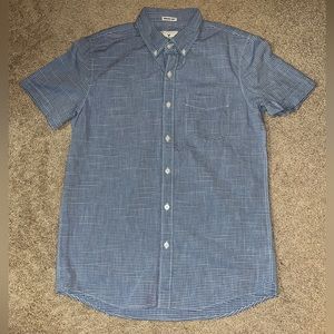 Blue striped button up